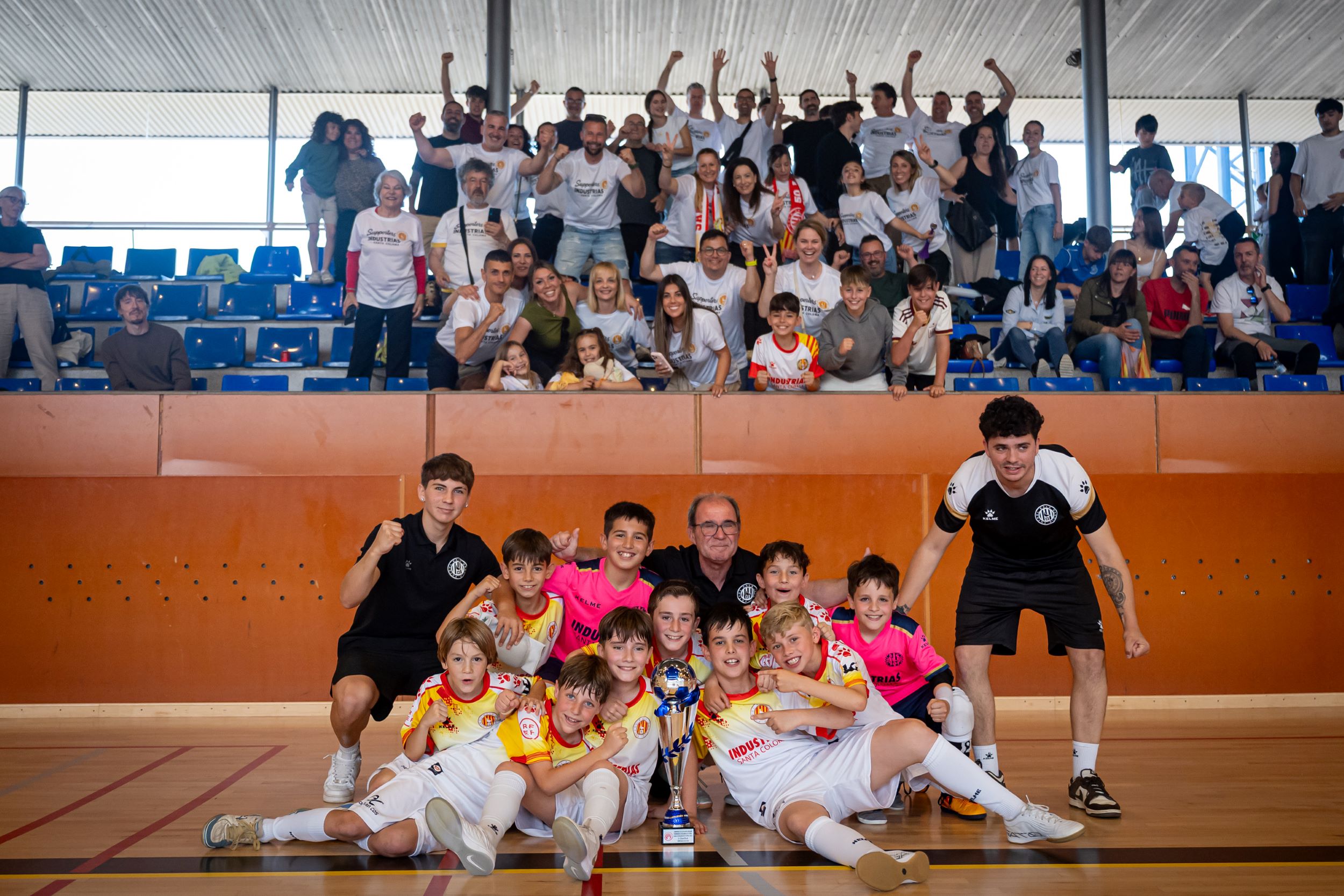 El benjamín, campeón de Catalunya tras imponerse al FC Ripollet (10-2)